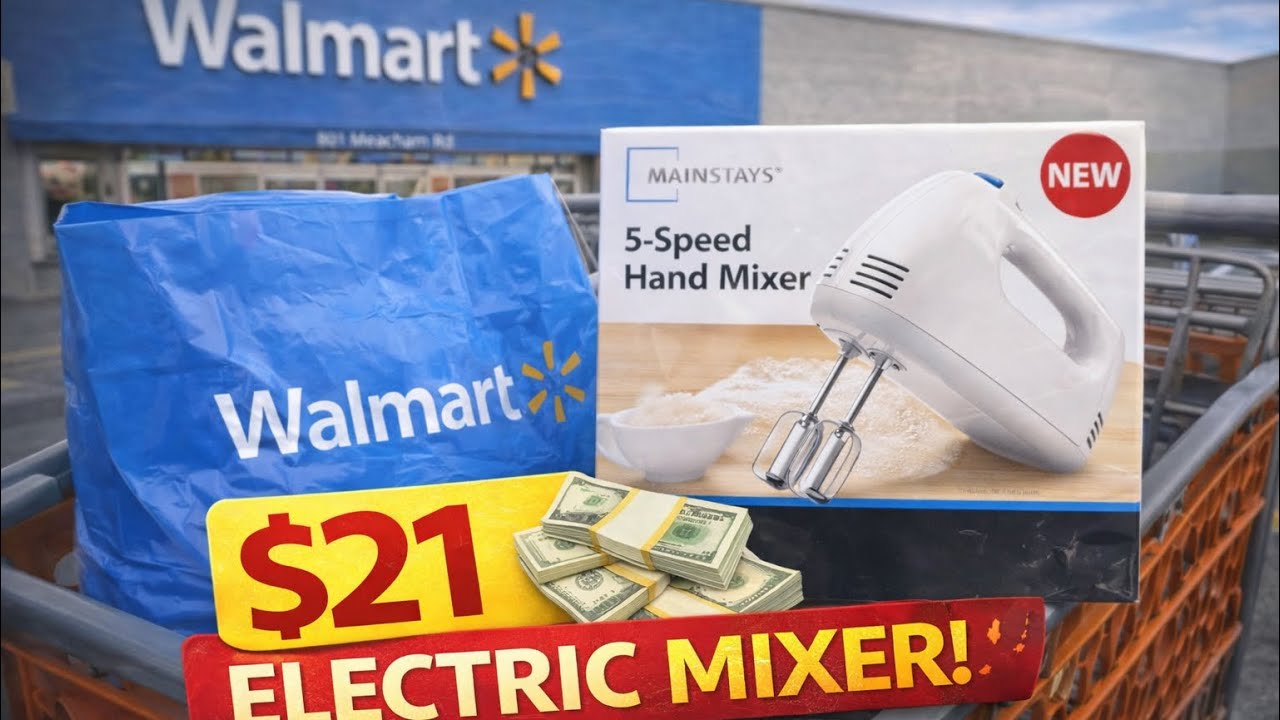 🇺🇸Walmart Only $21?! Walmart Electric Mixer Deal 🔥 Kitchen Must-Have!