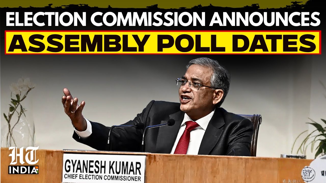 LIVE: Election Commission Press Briefing, Announces Schedule of Elections In Poll-Bound States