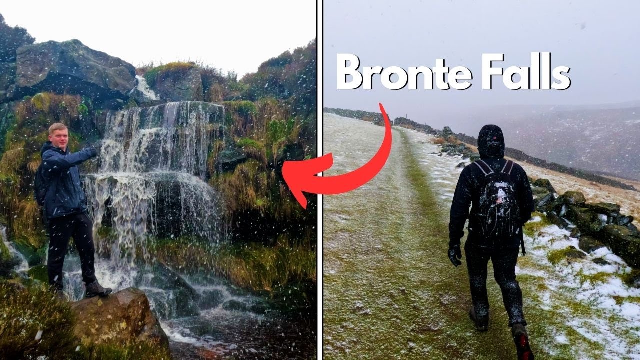 A Snowy Walk To Bronte Falls - Haworth