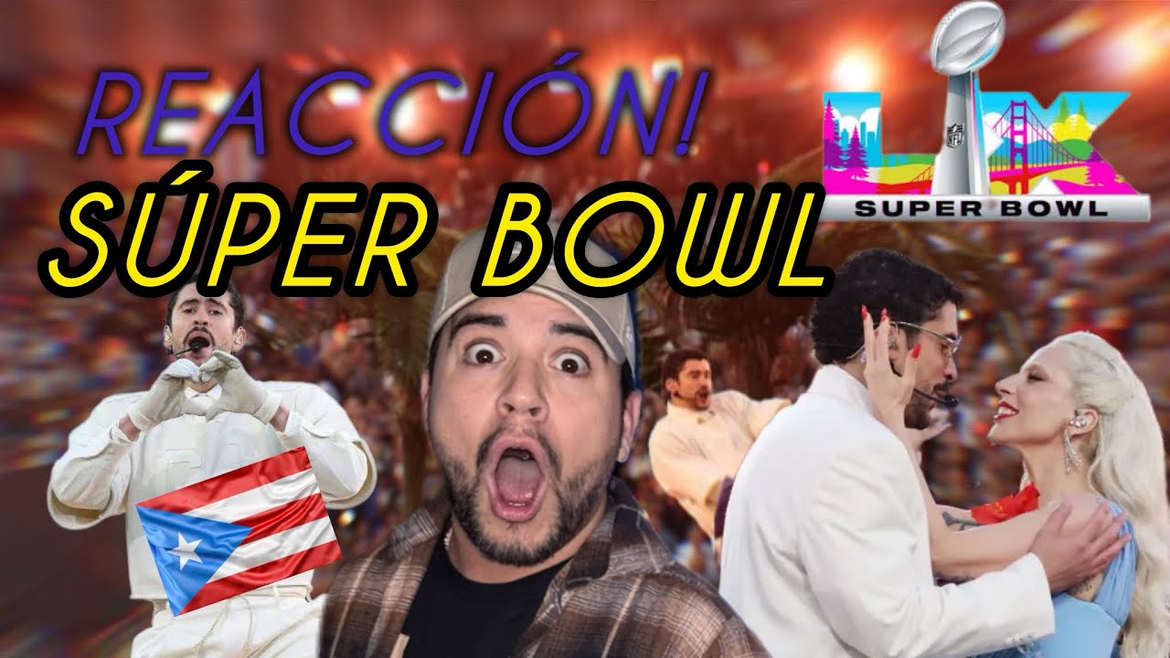 Asi vivimos el MEDIO TIEMPO🏈🐰 del SUPERBOWL con BADBUNNY🐰 #superbowl #badbunny 