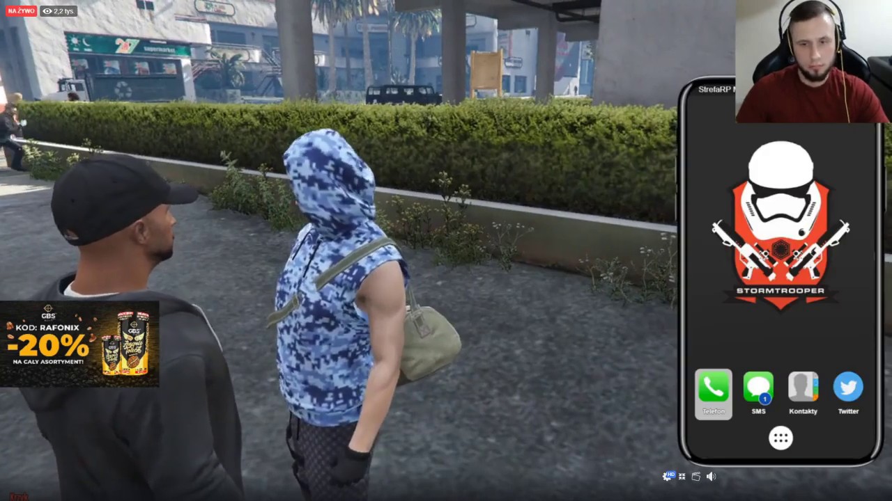 Rafonix | GTA RP z Adamz | klamka z okna, ukardziona karetka, koks, wkładanie w szarlotke
