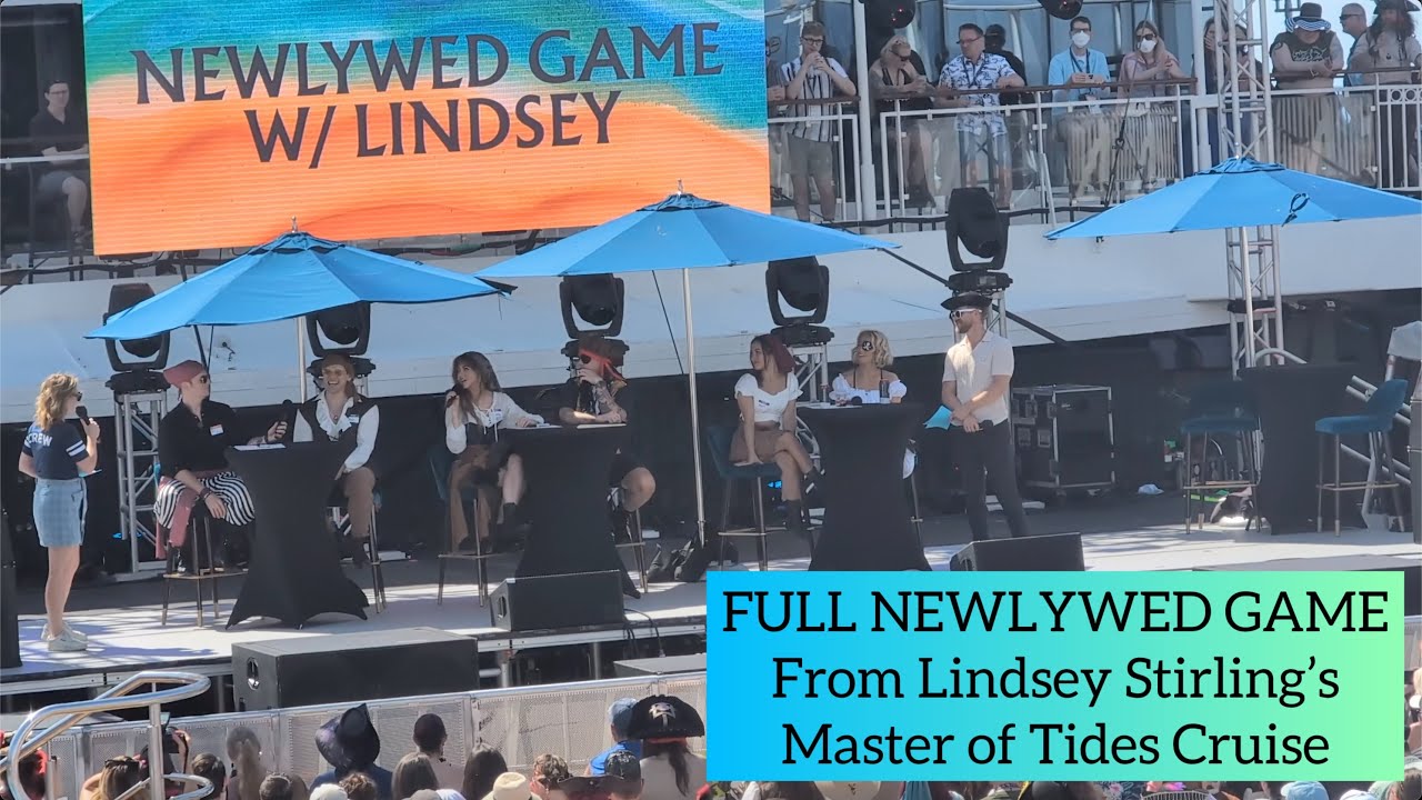 FULL Newlywed Game w/Lindsey Stirling on her Master of Tides Cruise 2025