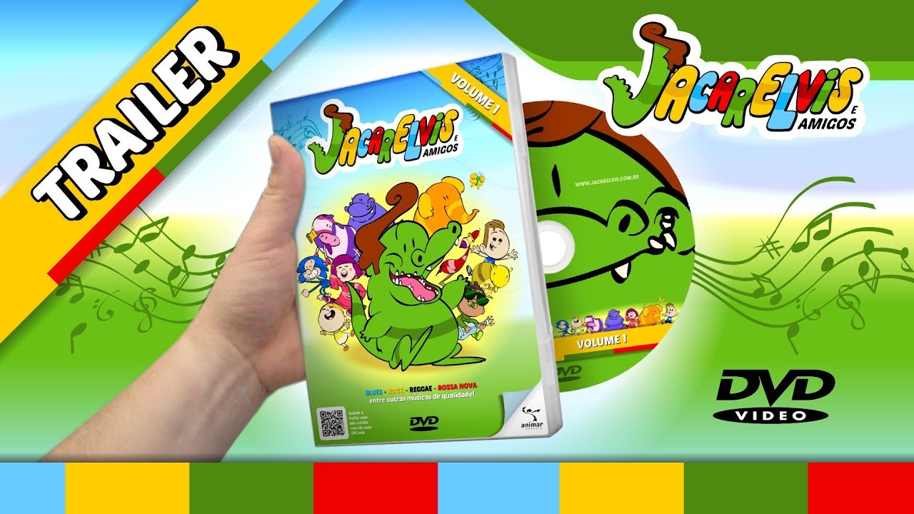 Trailer do DVD Infantil do Jacarelvis e Amigos