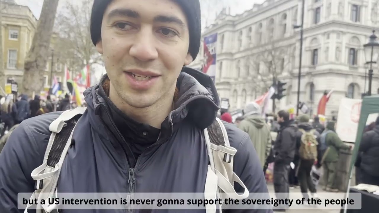 London protest in solidarity with Venezuela, January 2026
