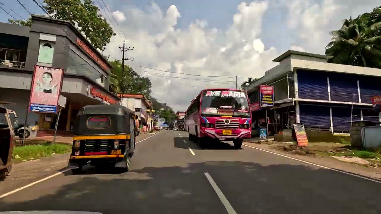 [ 4K - UHD ] Driving through the Beautiful Roads in Kerala, India | Part -2🚗🌴