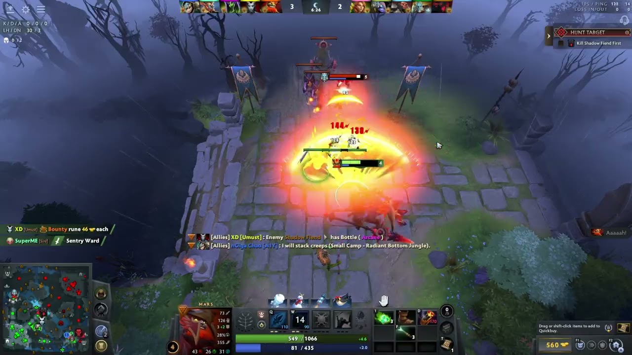 [LIVE GAMEPLAY] Mars Eul First with Tarrasque, Hard Early Game - Comeback Hard | Rank Divine