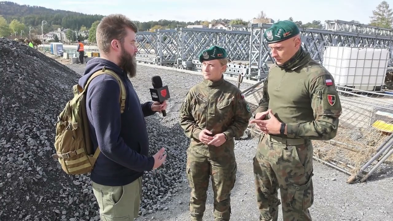Wojska Inżynieryjne w walce ze skutkami powodzi. Relacjonuje Dawid Kamizela