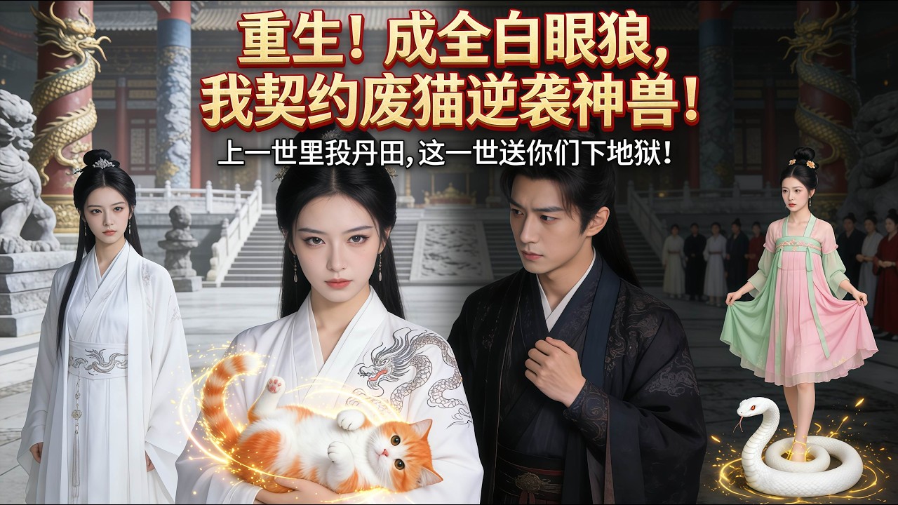 【重生復仇】全員嫌棄的廢柴小狸貓，竟是上古神獸？我把背主靈蛇送師妹，坐等她被反噬！✨