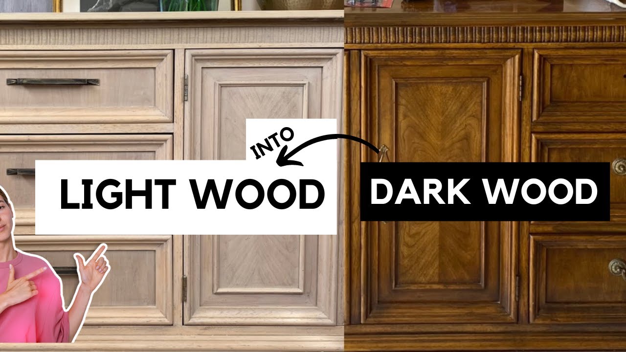 I'M IN LOVE WITH A STRIPPER!! - How to turn dark furniture into light wood