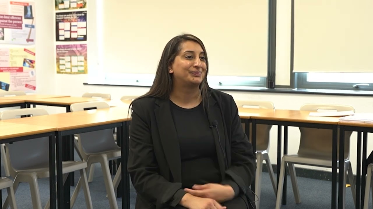 Studying A-level Law at Cirencester College