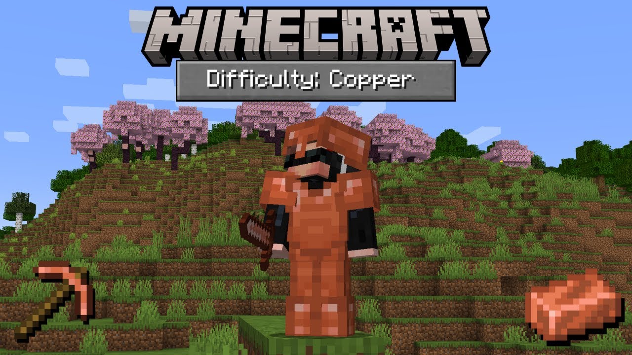 Я прошёл Minecraft, используя только медь