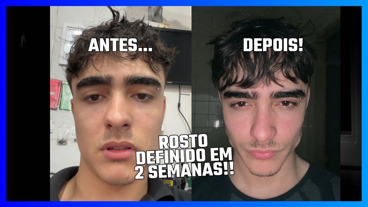 COMO SECAR E DEFINIR O ROSTO EM CASA!!! (em só 2 semanas)