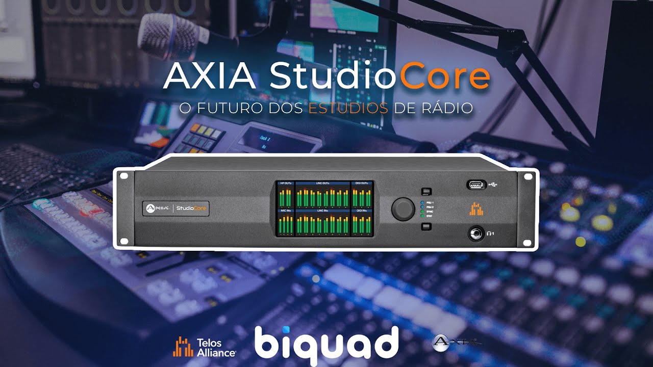 Axia StudioCore: o novo core AoIP para estúdios de rádio profissionais