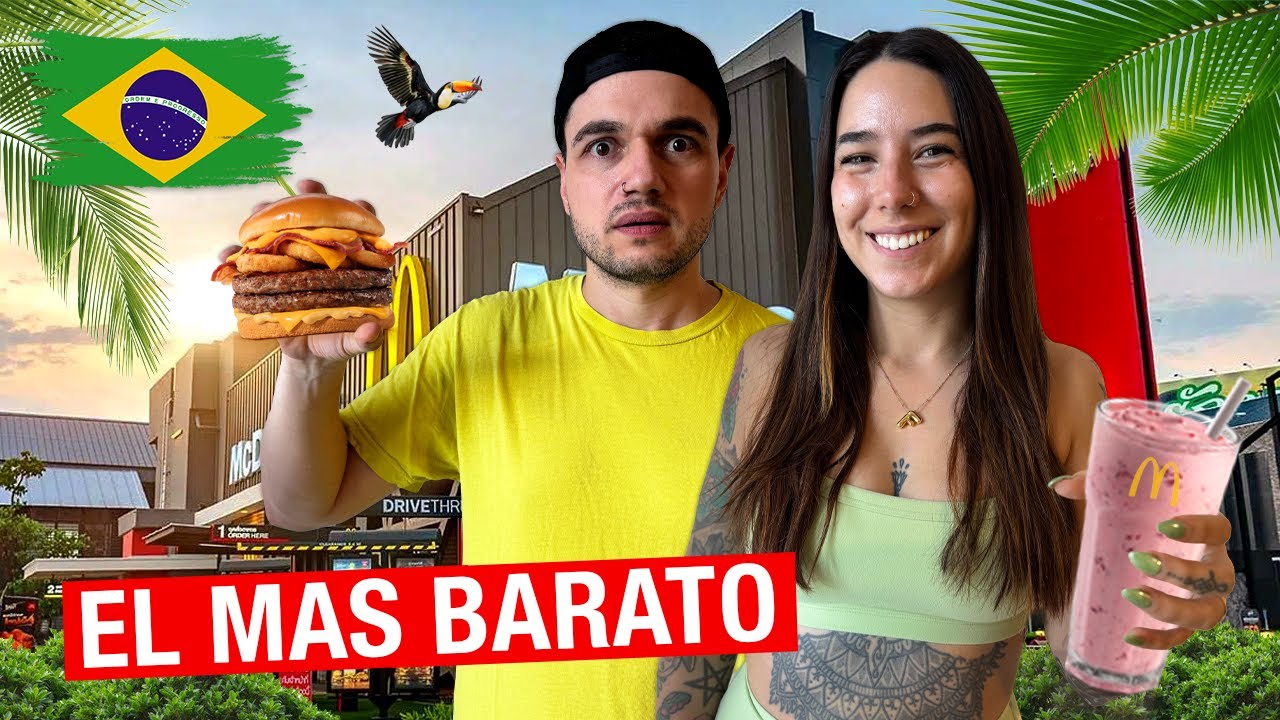 Probamos el McDonald's Más Barato de Nuestras Vidas | Brasil