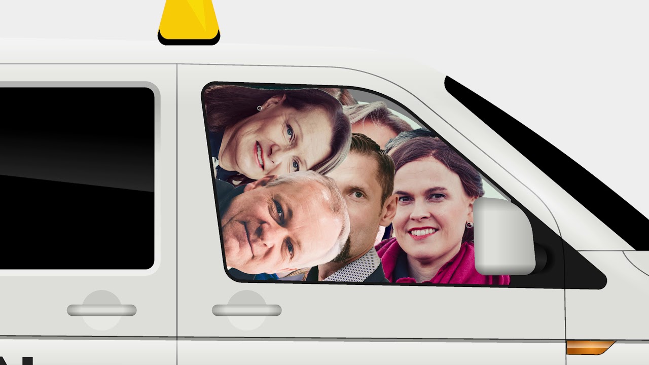 Haluatko hyp&auml;t&auml; kyytiin? Mukaan mahtuu! 🚖😊 #kokoomus #tilataksi