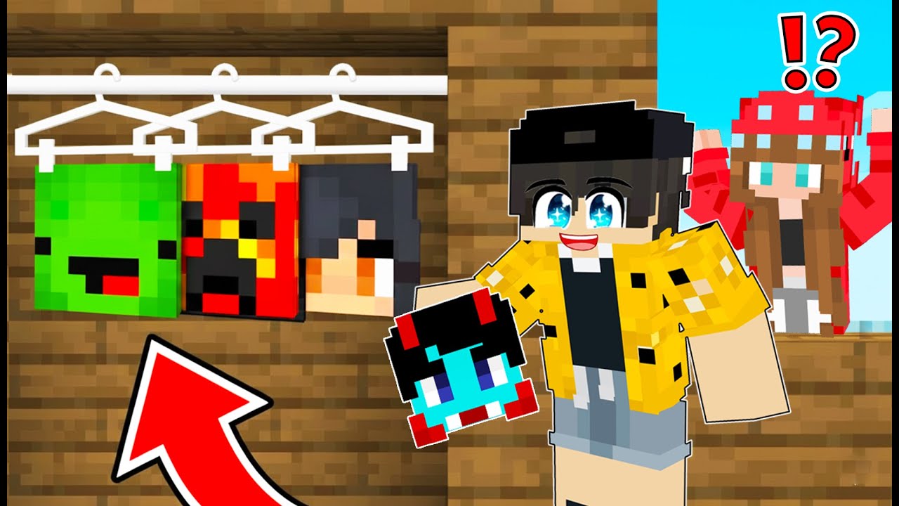 I Stole YOUTUBER Skins in Minecraft