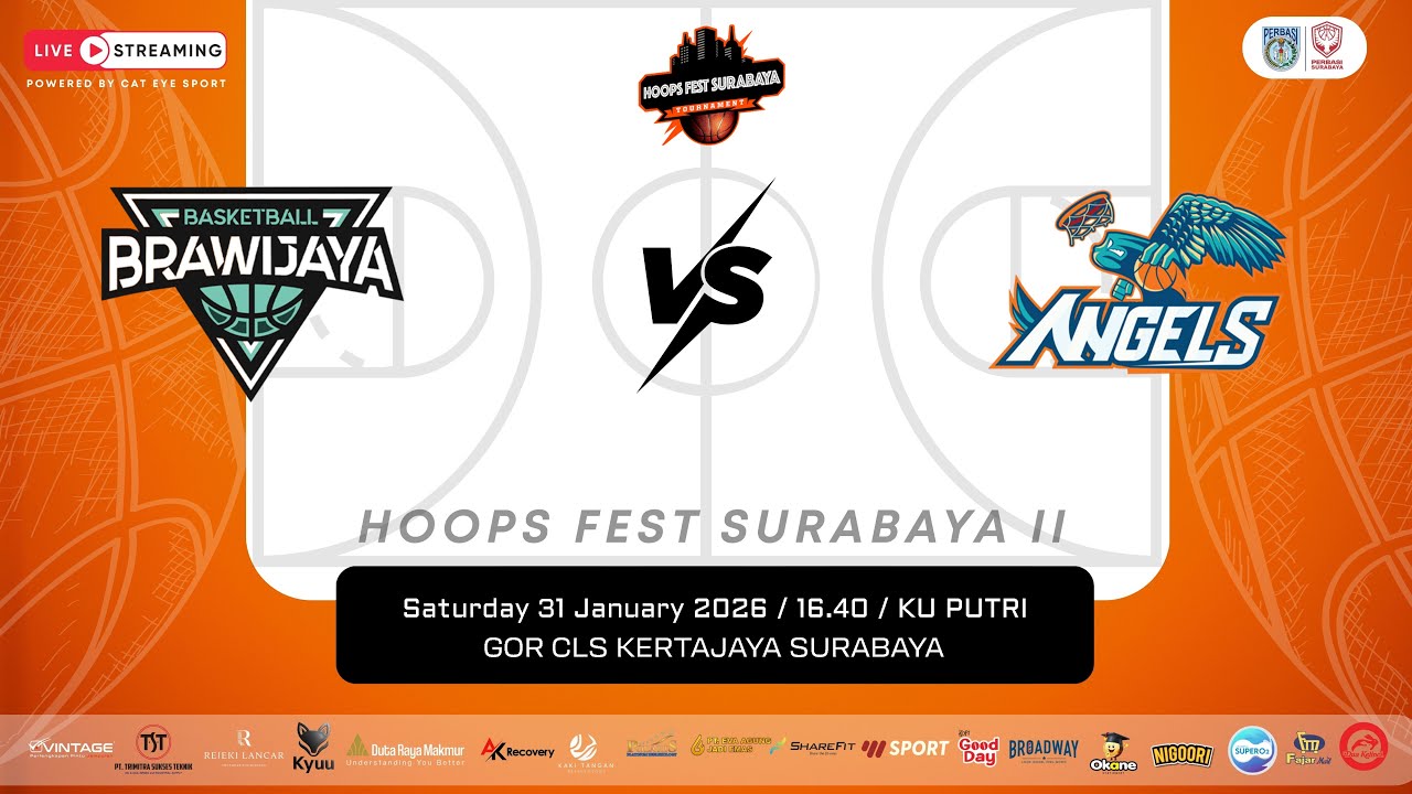 BRAWIJAYA VS ANGELS | KU PUTRI | HOOPS FEST SURABAYA 2026