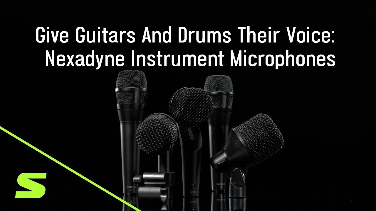 Micro nhạc cụ Shure Nexadyne: giúp tiếng trống và guitar chạm đến trái tim mọi người