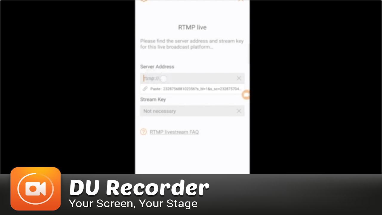 【DU Recorder Tutorials】How to use DU Recorder to livestream on Facebook by using RTMP?