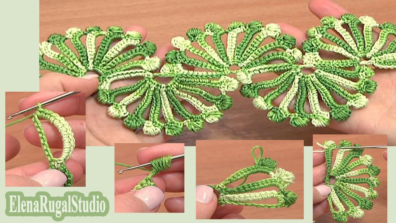 Crochet SHELL Lace TRIM