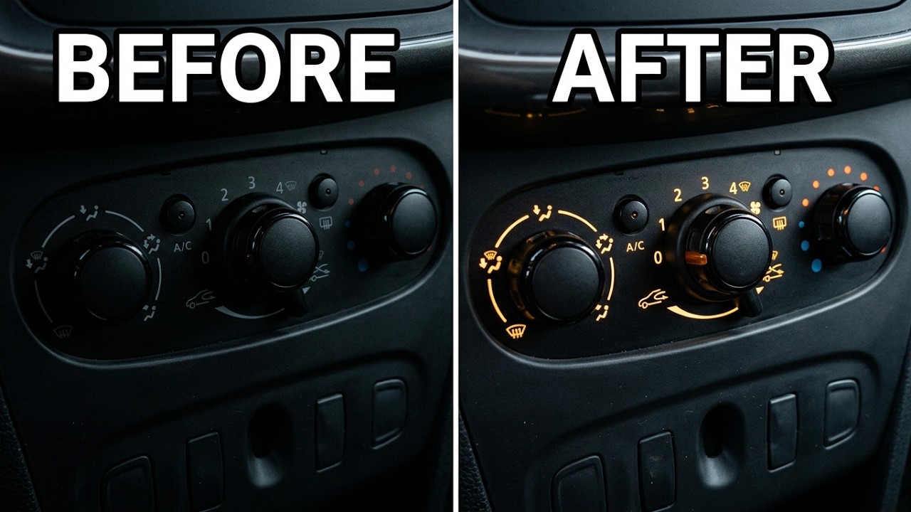 Înlocuire bec sistem de ventilație la DACIA LOGAN II