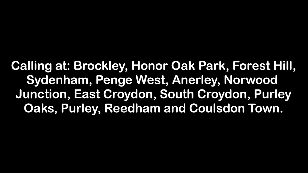 New Cross Gate Announcements 29/10/2018