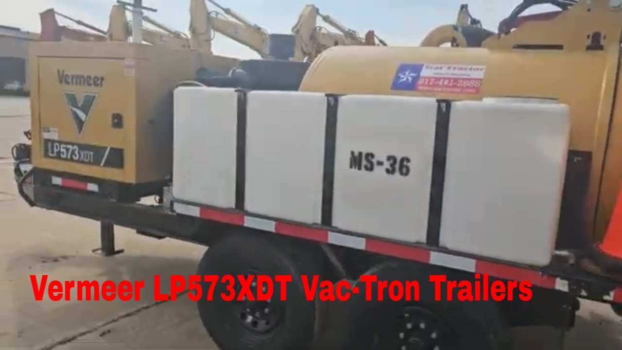 How to Clean Car Wash Sludge Pits Fast | Vermeer LP573XDT Vacuum Trailer 