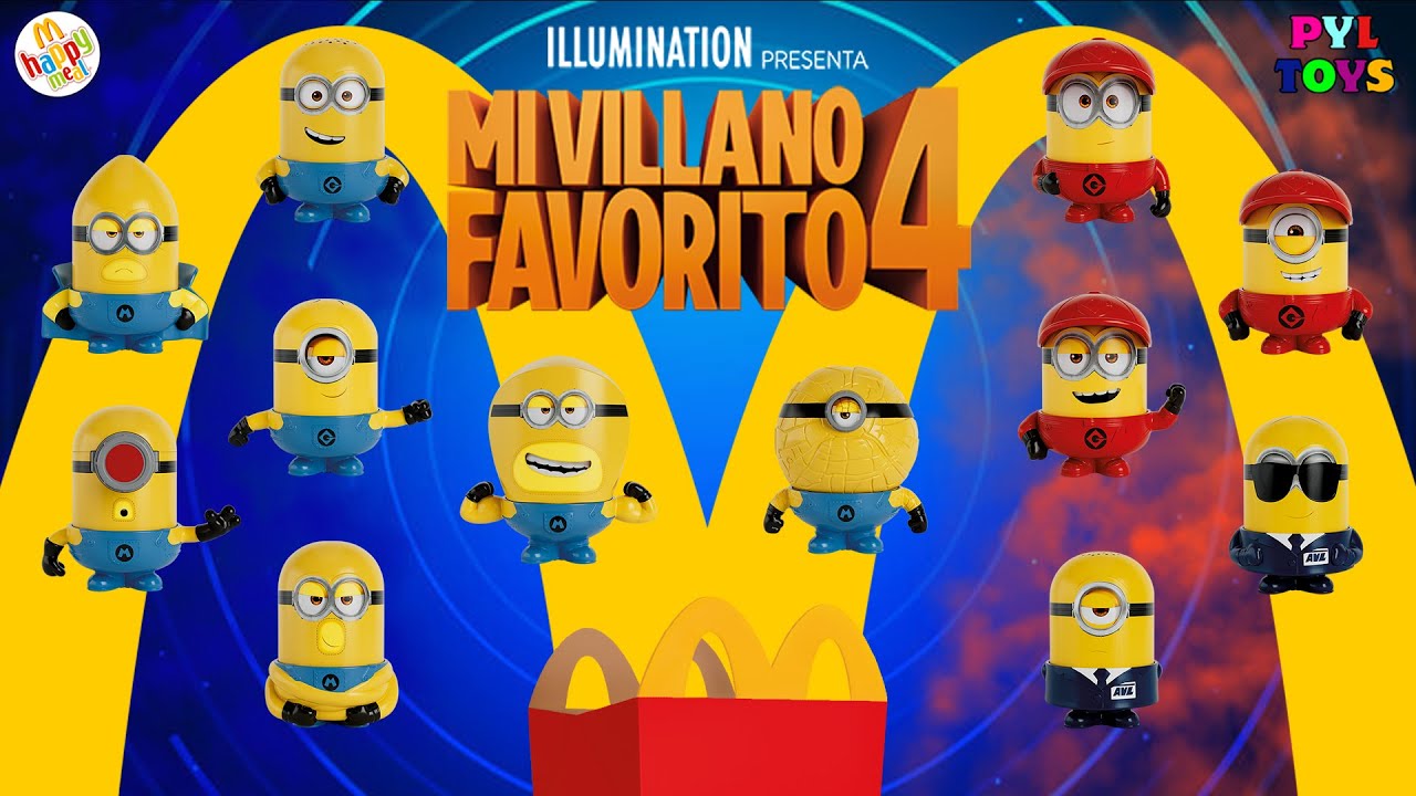 McDonalds Colección Completa Happy Meal Mi Villano Favorito 4