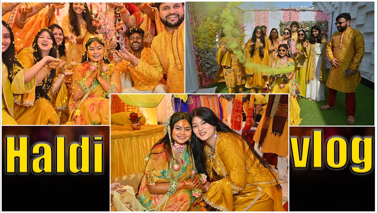 Haldi Day Celebration 💛 | Family Fun + Crazy Dance
