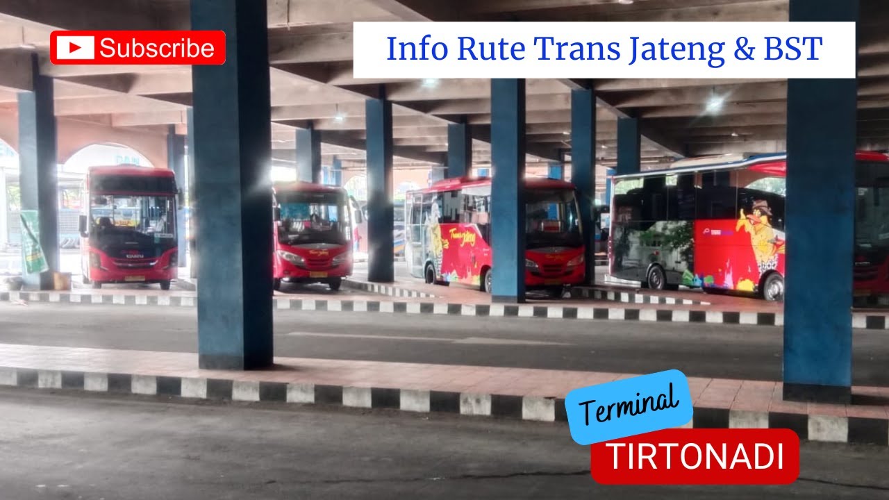 Letak Halte & Info Rute Trans Jateng & BST di Terminal Tirtonadi