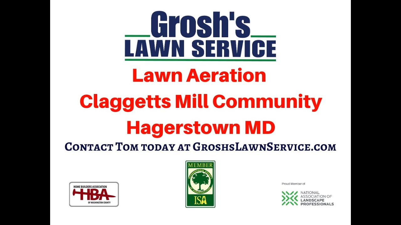 Lawn Aeration Claggetts Mill Hagerstown MD Lawn Care Service Washington County Maryland
