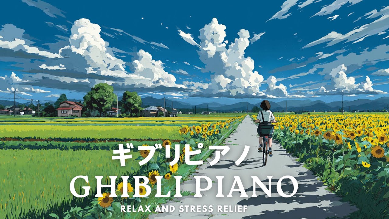 Ghibli Piano In Quiet Hours Background Music for Focus and Sleep
