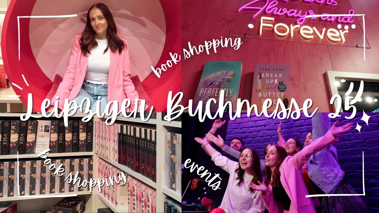 Leipziger Buchmesse vlog💌✨events, book shopping, book haul