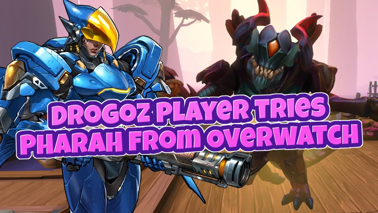 Pro Drogoz Player tries PHARAH from Overwatch!