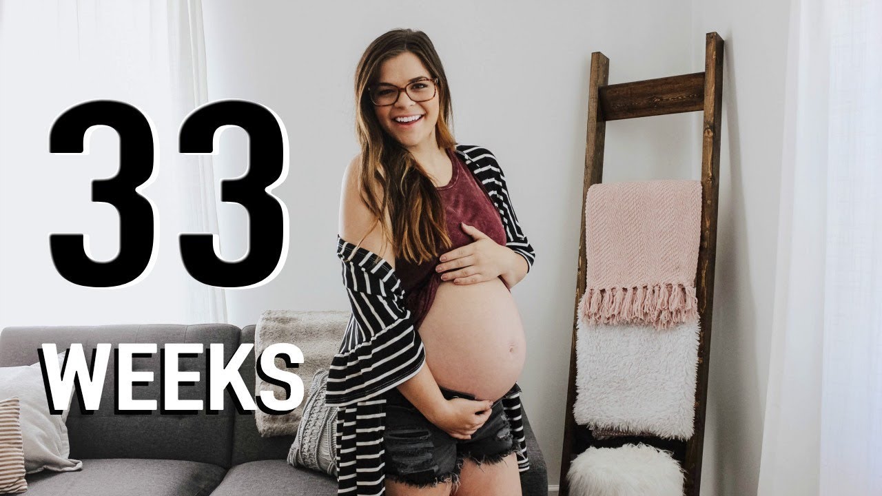 33 WEEK PREGNANCY UPDATE | PREPPING FOR LABOR, GROSS PREGNANCY SYMPTOMS