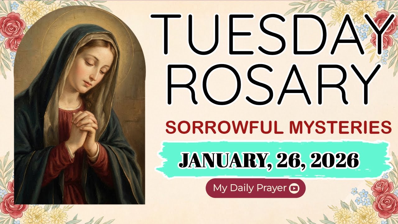 ROSARY TUESDAY: SORROWFUL MYSTERIES 🔴JANUARY 27 2026🌹WRAPPED IN PEACE