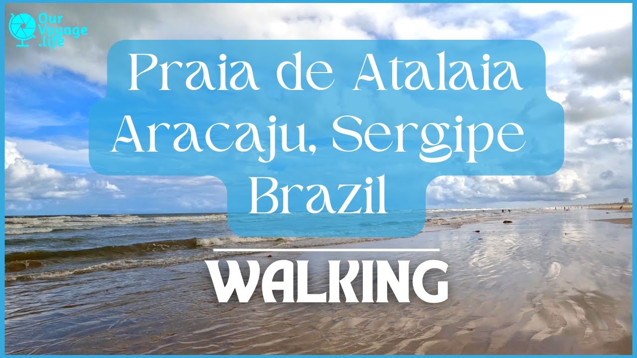 Ourvoyage walking at Praia de Atalaia Aracaju Sergipe Brazil