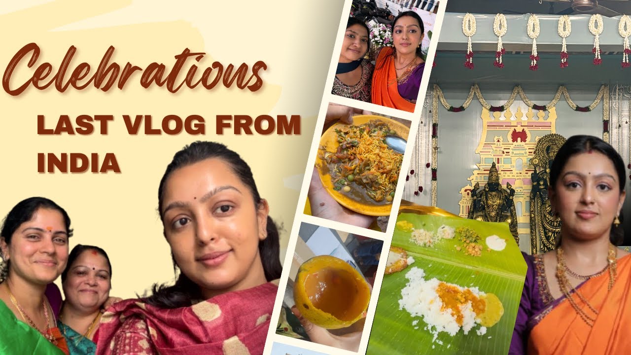 Last days in India✈️ | Function Mode On 💃| Family Time ❤️ | Semma Sappadu 😋| Happy days