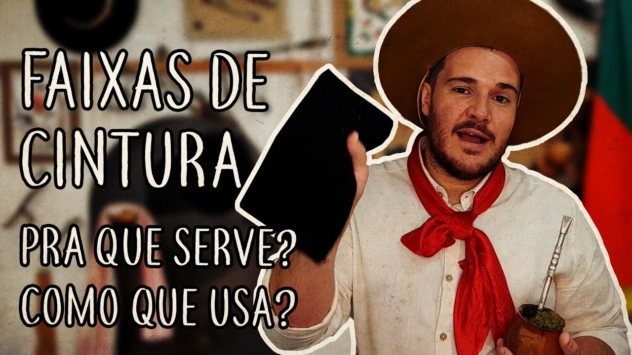 Faixa de Cintura (castelhana, brasileira, pampa) - #LinhaCampeira 155