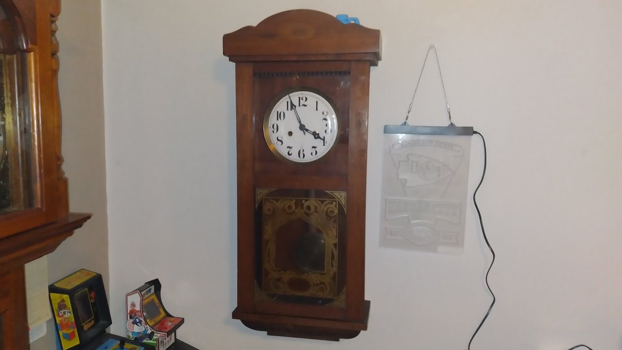 Lovely 1910s Gustav Becker wall clock