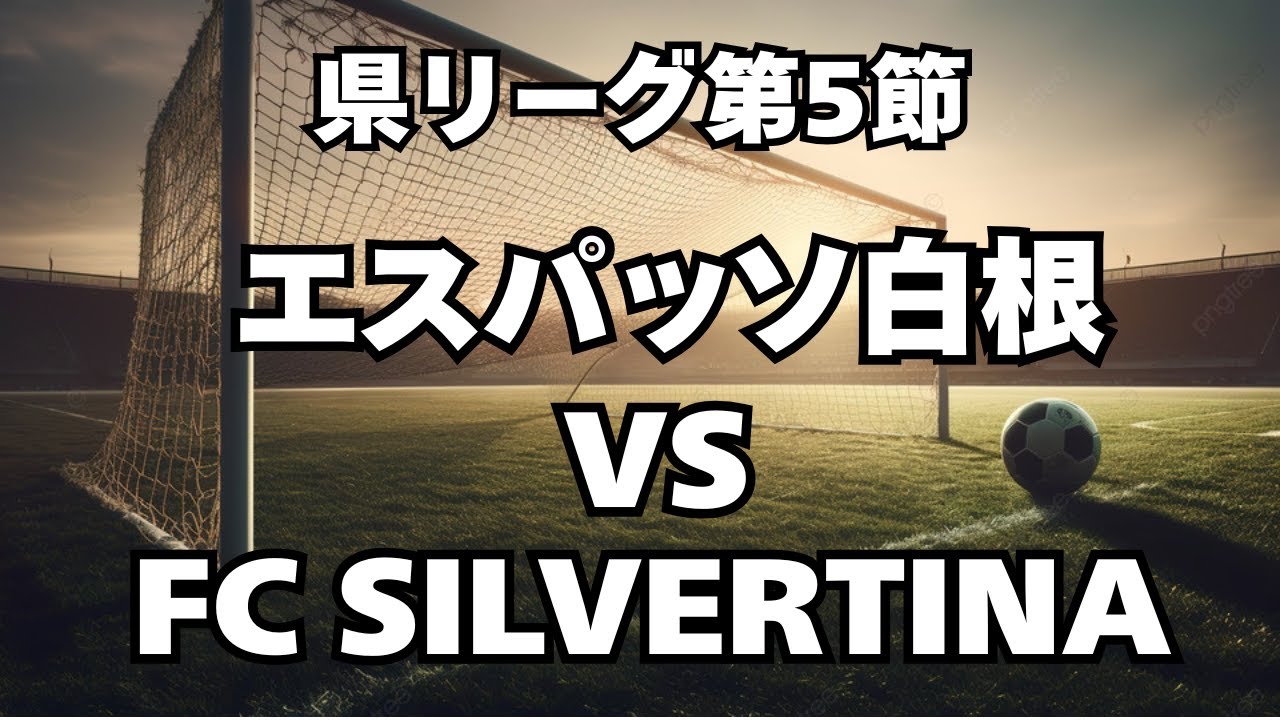 山梨県社会人サッカーリーグ２部第５節 FC SILVERTINA戦フル動画
