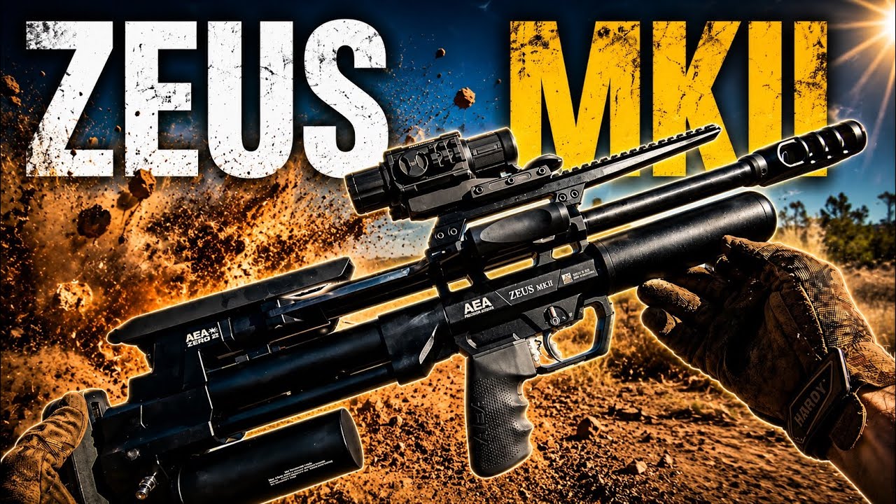 САМОЕ МОЩНОЕ ПНЕВМАТИЧЕСКОЕ РУЖЬЕ В МИРЕ, версия 2.0 💥😱 AEA ZEUS MKII .72 cal @ThePelletShop