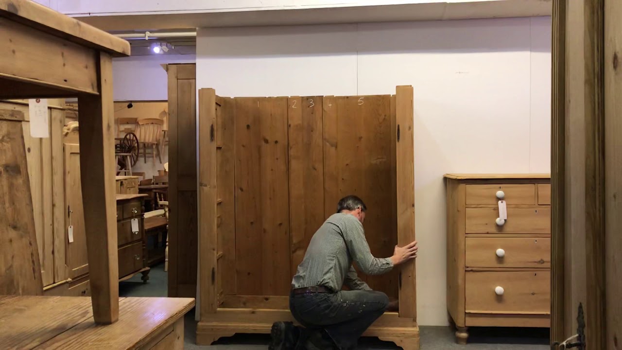 Danish Antique Pine Wardrobe Assembly Instructions - Pinefinders Old Pine Furniture Warehouse