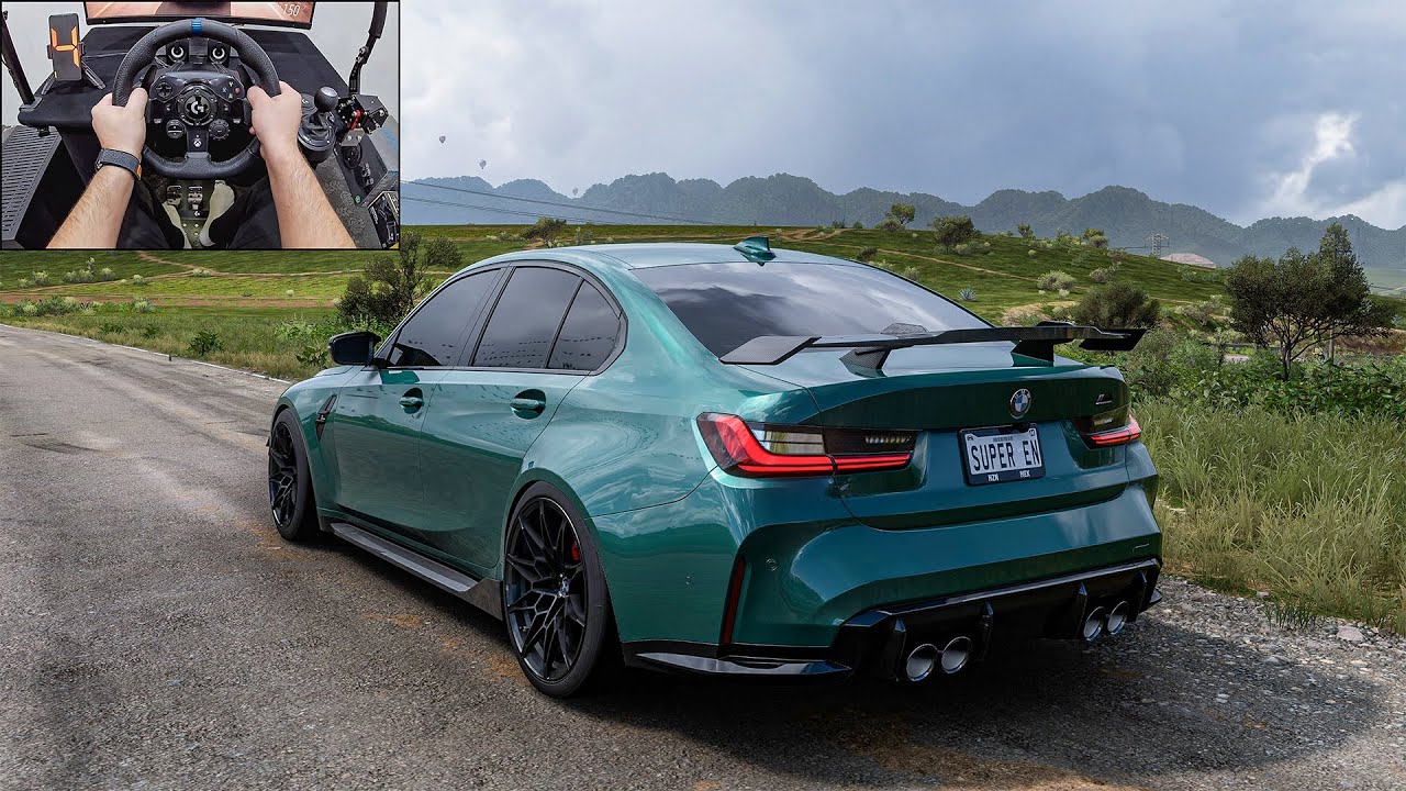 BMW M3 G80 Competition - Forza Horizon 5 | Logitech G923 Steering Wheel