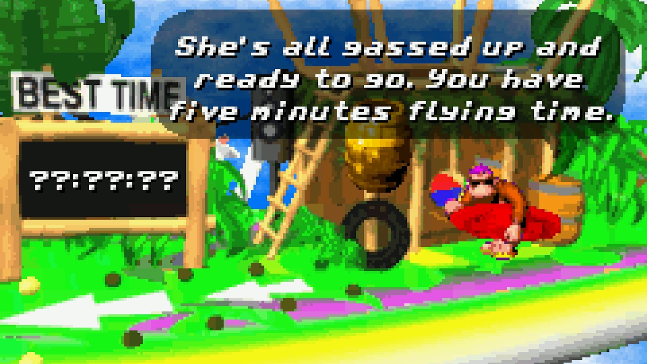 Donkey Kong Country 2 (GBA) - Funky's Flights - Kongnapped