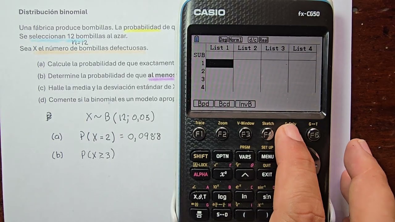 Distribución binomial 