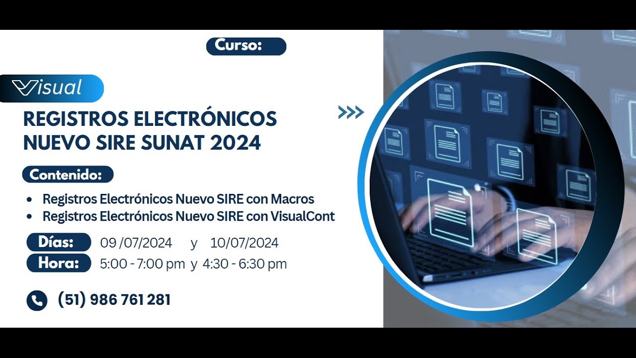 REGISTROS ELECTR&Oacute;NICOS NUEVO SIRE SUNAT 2024