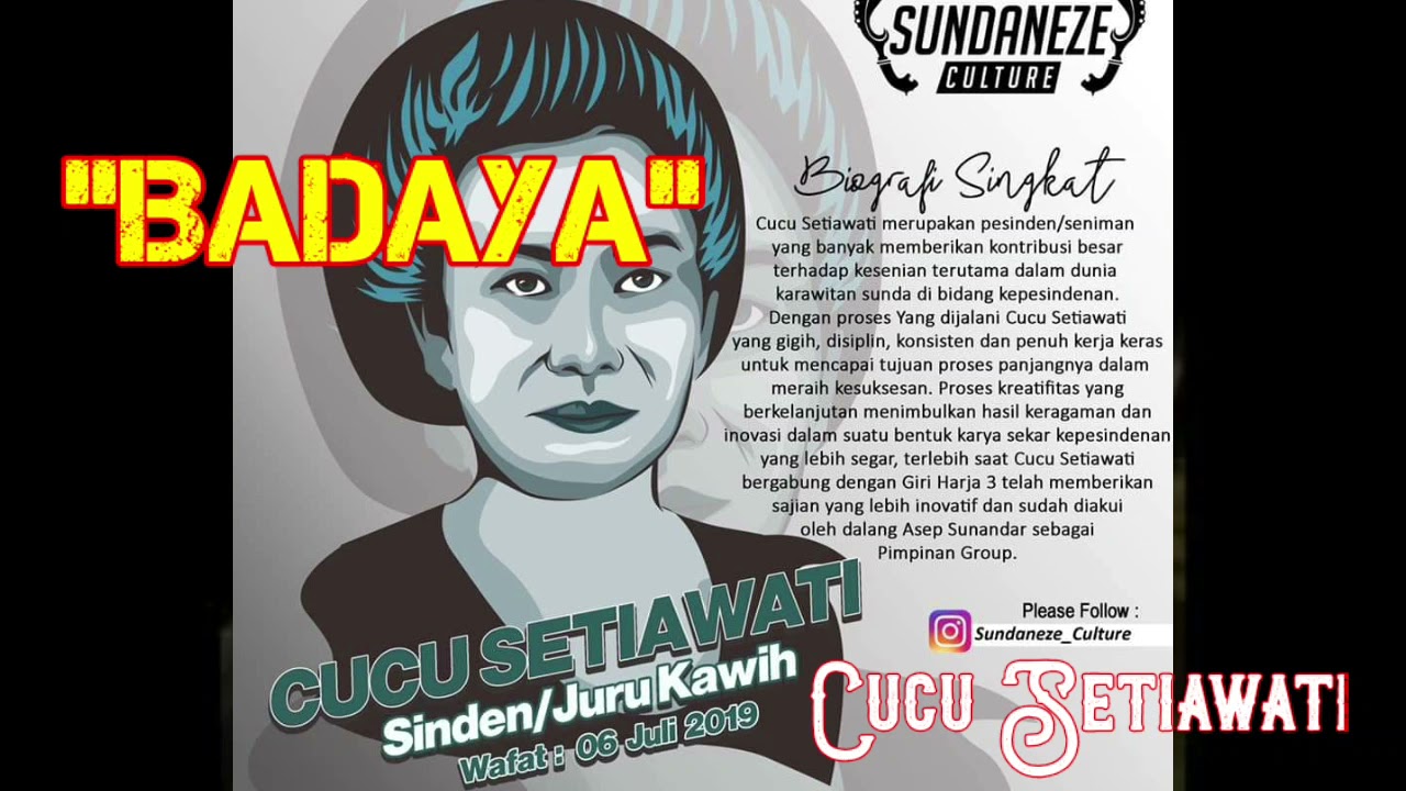 BADAYA - full ibu Cucu Setiawati (Rekaman Panggung)