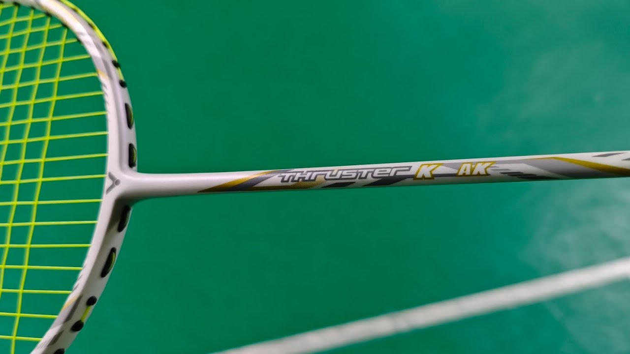 Review Raket powerfull Victor Thruster k AK raketnya kang smash raja Lob serang harga murah