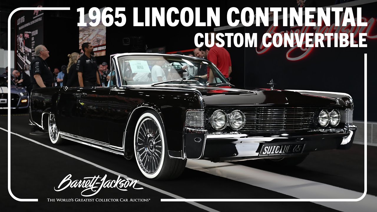 SOLD! 1965 Lincoln Continental Custom Convertible - BARRETT-JACKSON 2024 PALM BEACH